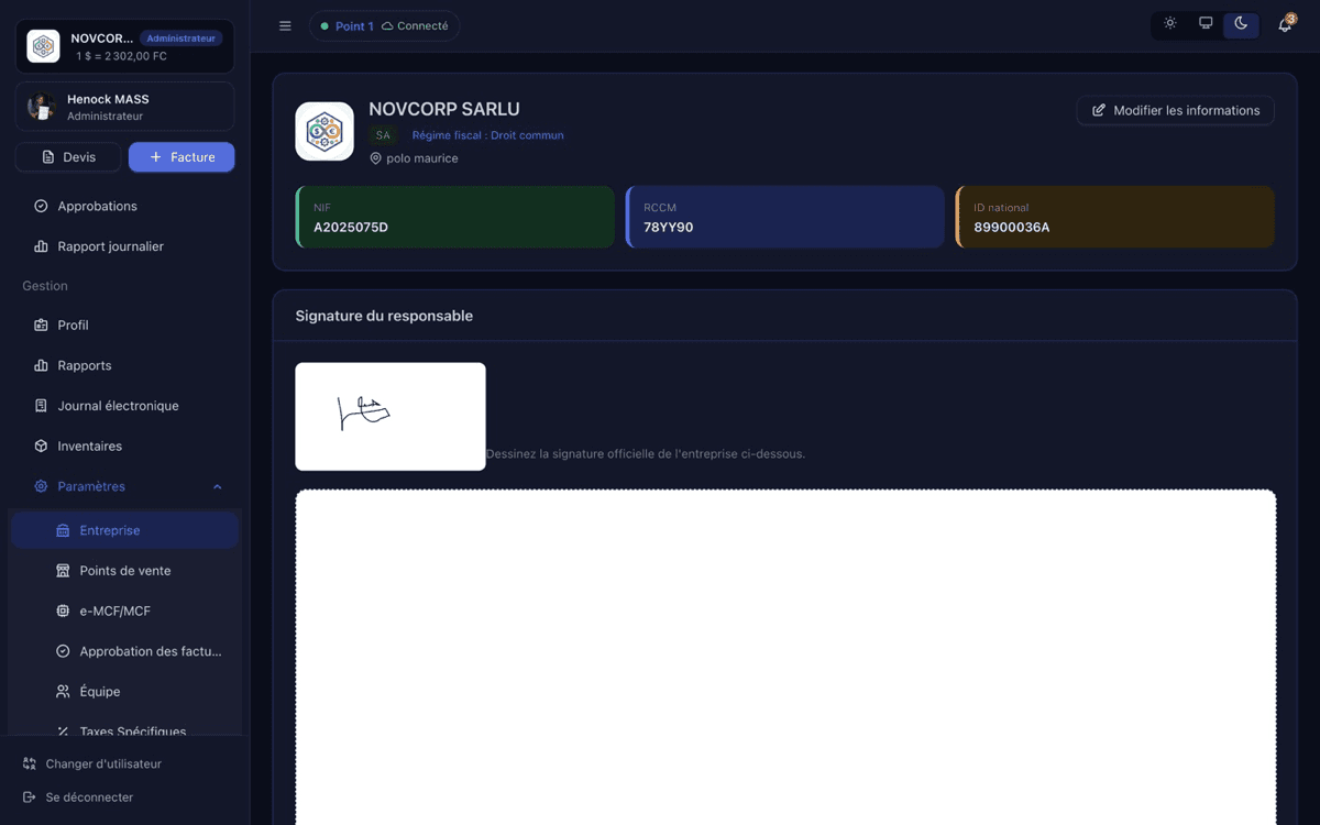 Fiche entreprise Fyscalys